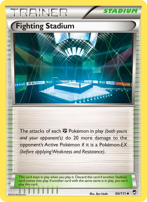 Fighting Stadium, Pokémon card
