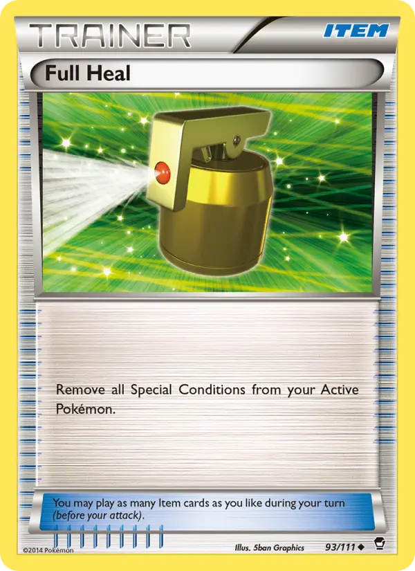 Full Heal, Pokémon card