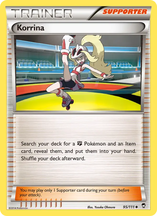 Korrina, Pokémon card