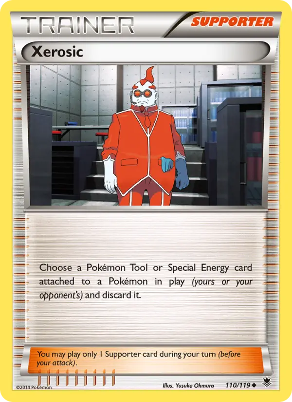 Xerosic, Pokémon card