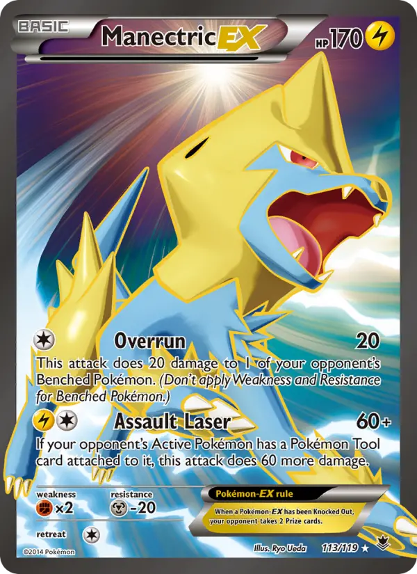 Manectric EX, Pokémon card