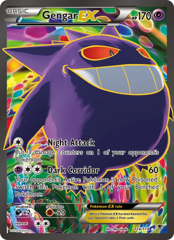 Gengar EX, Pokémon card