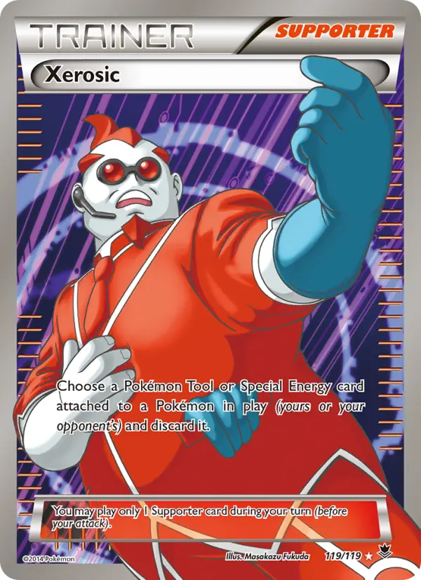 Xerosic, Pokémon card