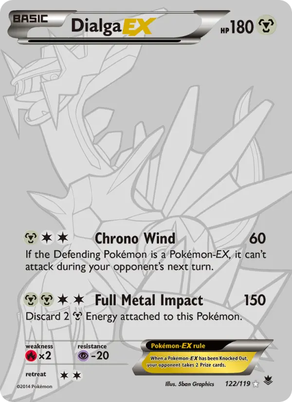 Dialga EX, Pokémon card