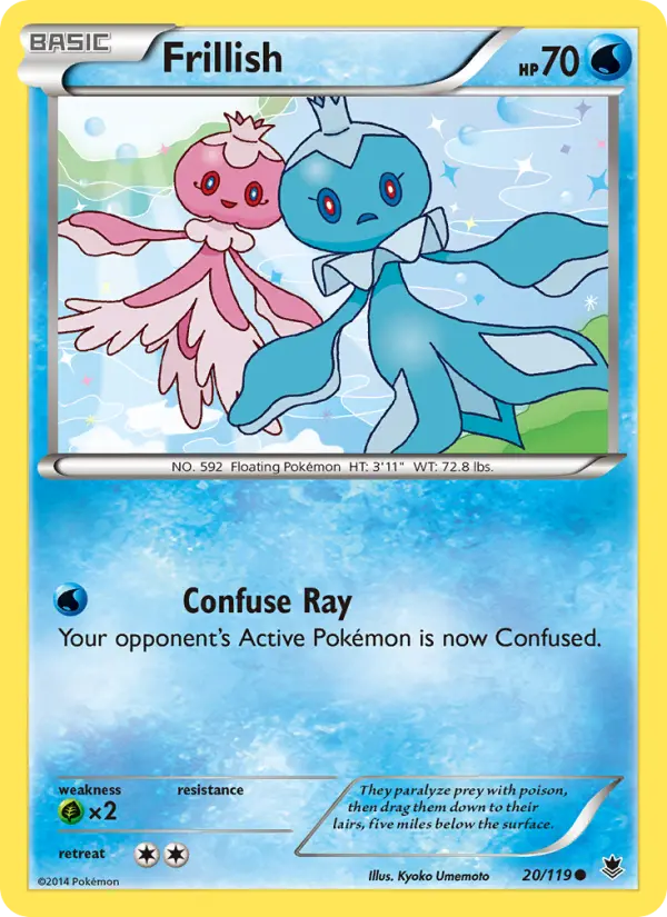 Frillish, Pokémon card