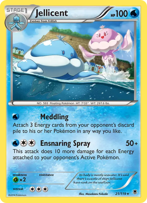 Jellicent, Pokémon card
