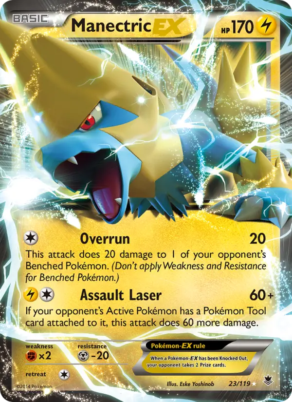 Manectric EX, Pokémon card
