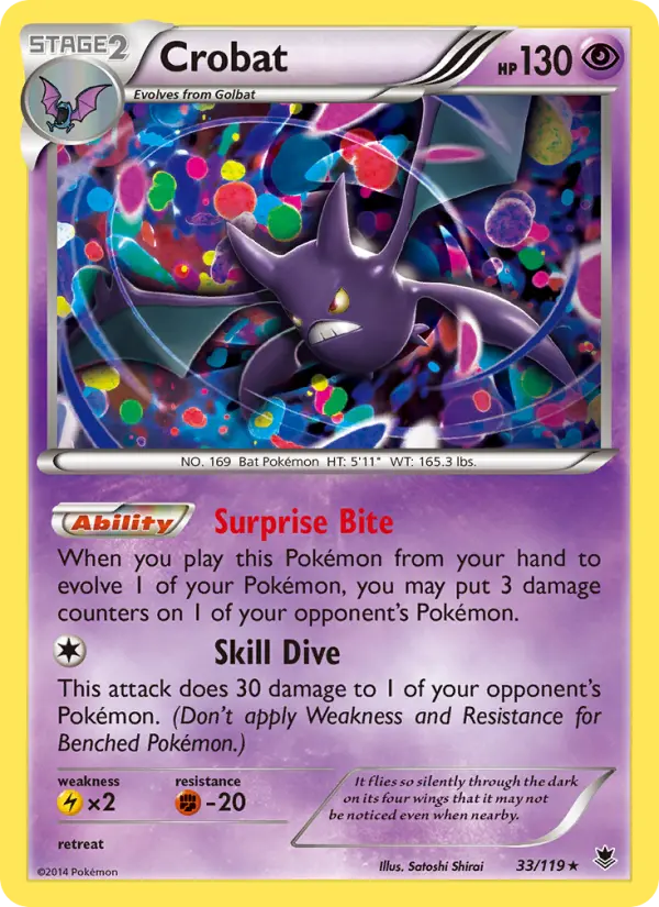 Crobat, Pokémon card