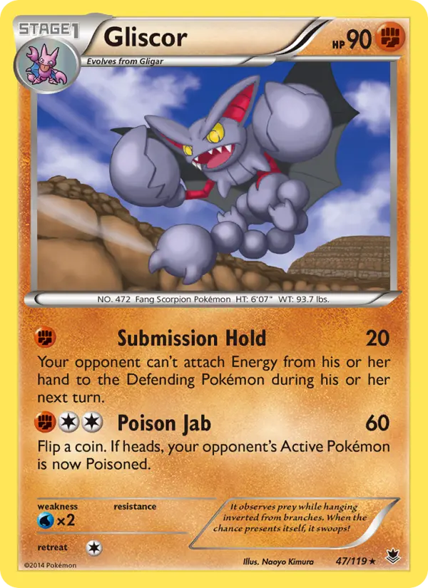 Gliscor, Pokémon card