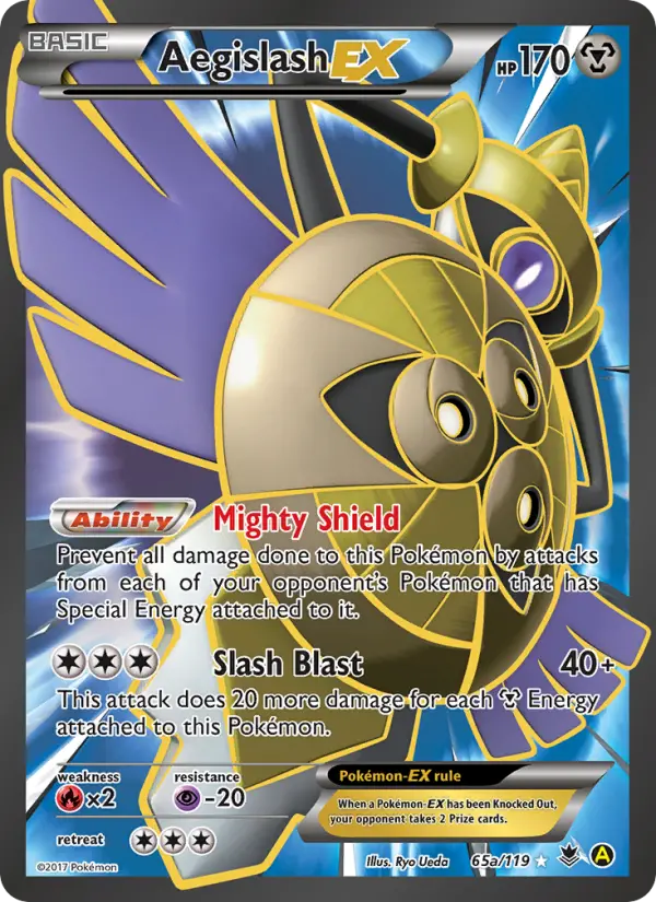 Aegislash EX, Pokémon card
