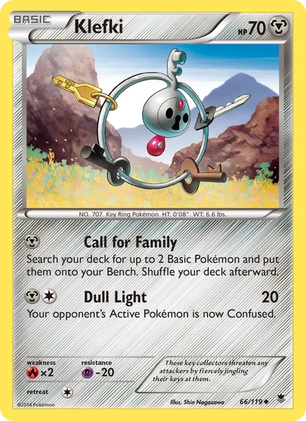 Klefki, Pokémon card