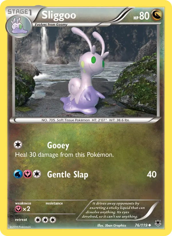 Sliggoo, Pokémon card