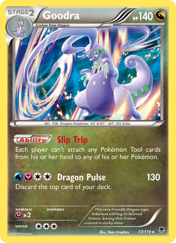 Goodra, Pokémon card