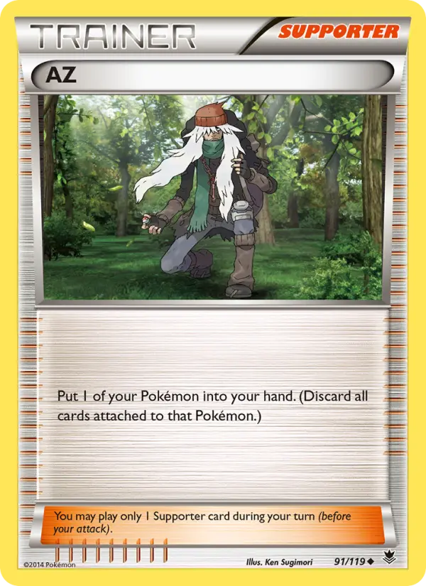 AZ, Pokémon card