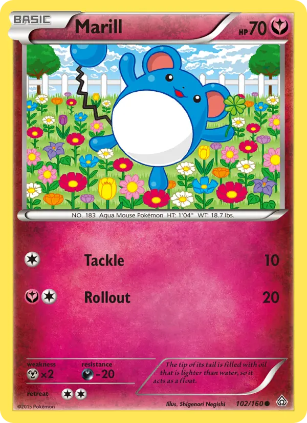 Marill, Pokémon card