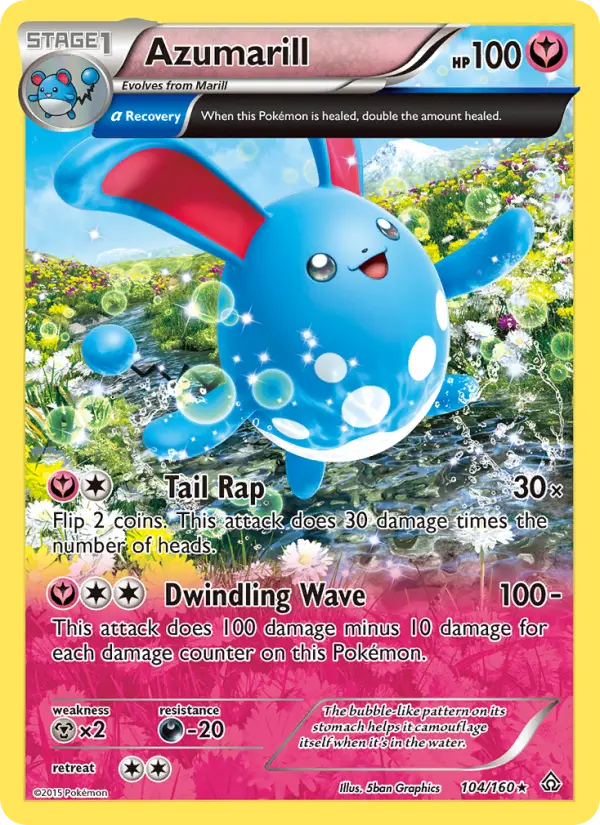 Azumarill, Pokémon card