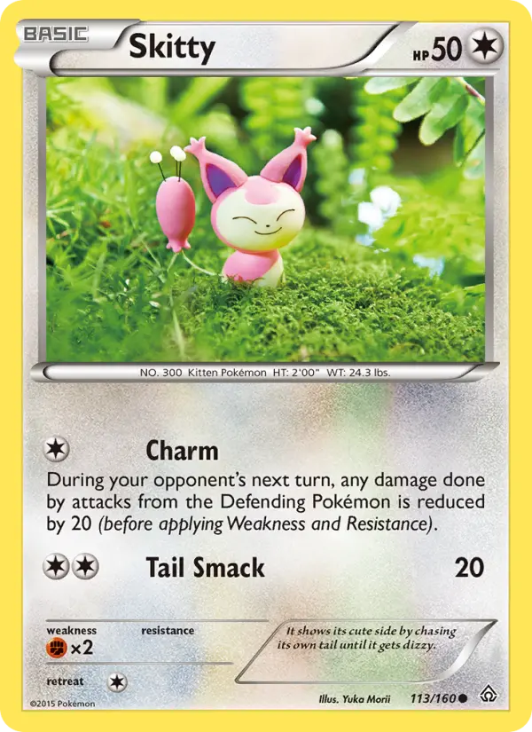 Skitty, Pokémon card