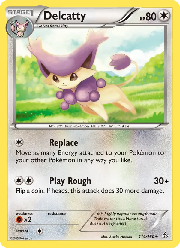 Delcatty, Pokémon card