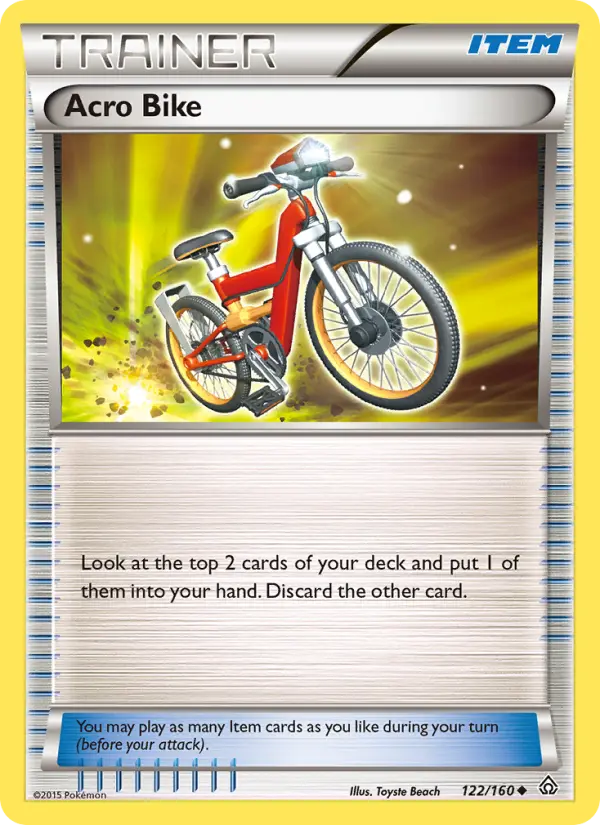 Acro Bike, Pokémon card