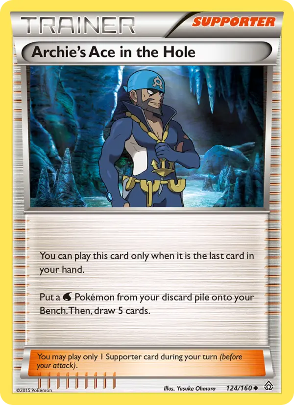 Archie's Ace in the Hole, Pokémon card