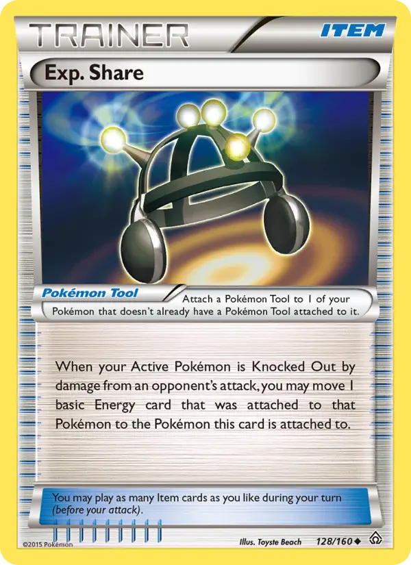 Exp. Share, Pokémon card