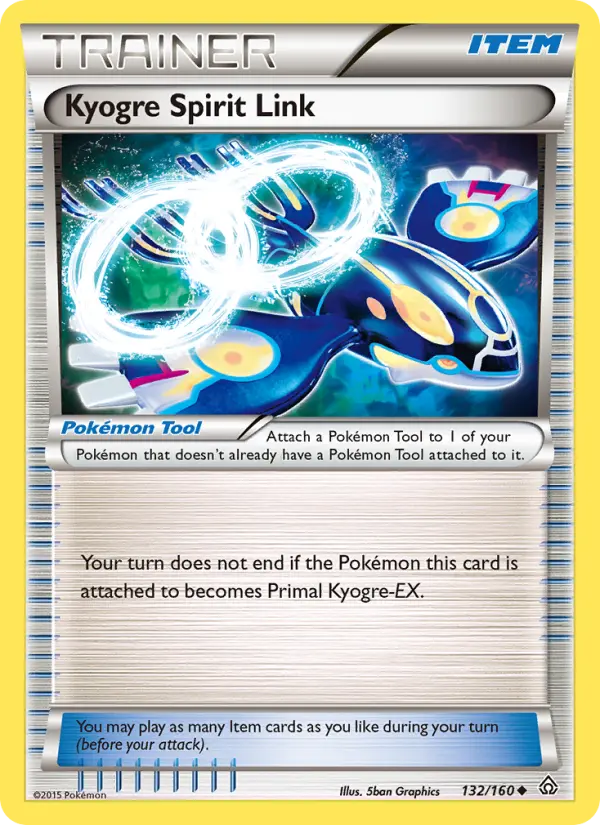 Kyogre Spirit Link, Pokémon card