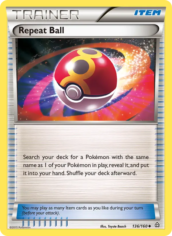 Repeat Ball, Pokémon card