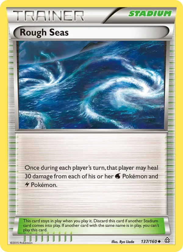 Rough Seas, Pokémon card