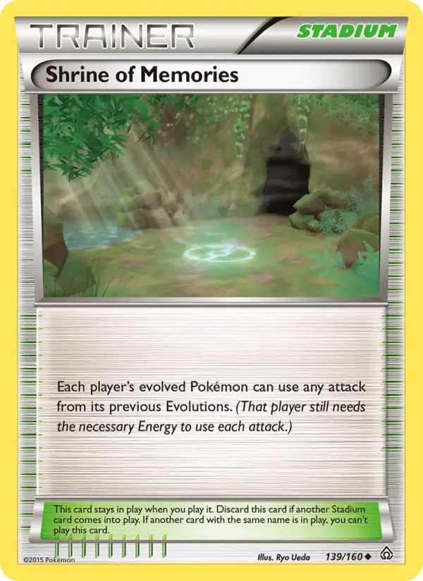 Shrine of Memories, Pokémon card
