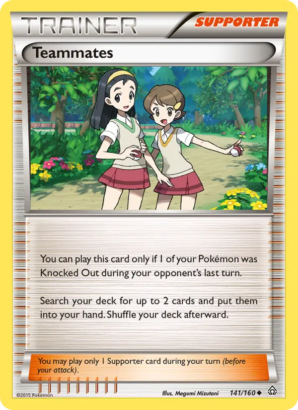 Teammates, Pokémon card