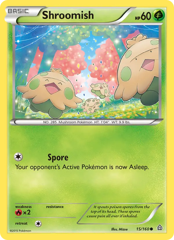 Shroomish, Pokémon card
