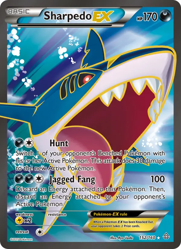 Sharpedo EX, Pokémon card