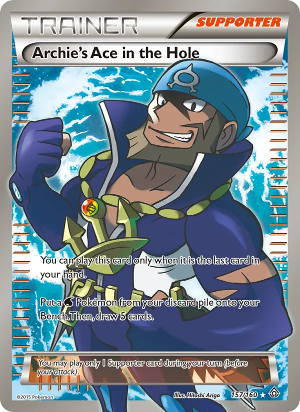 Archie's Ace in the Hole, Pokémon card