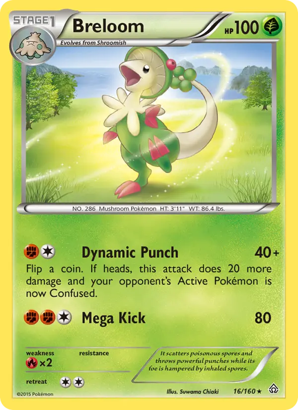 Breloom, Pokémon card