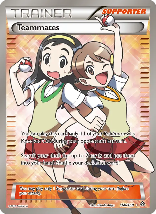 Teammates, Pokémon card