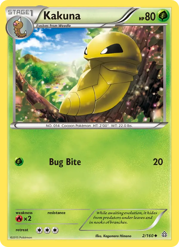 Kakuna, Pokémon card