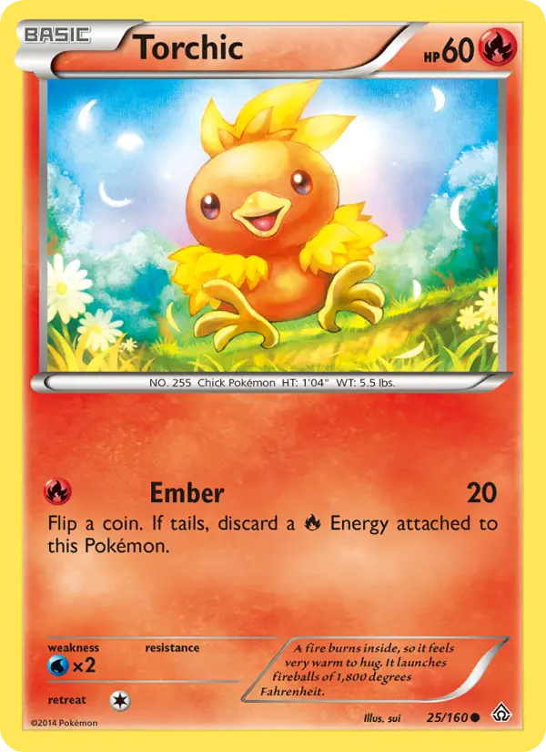 Torchic, Pokémon card