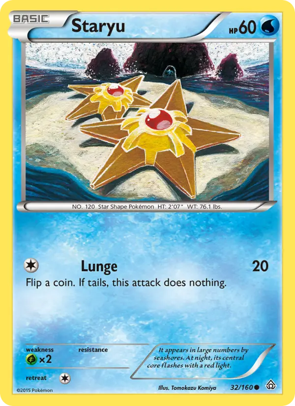 Staryu, Pokémon card