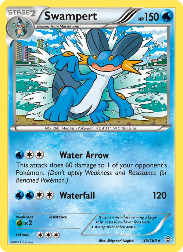 Swampert, Pokémon card