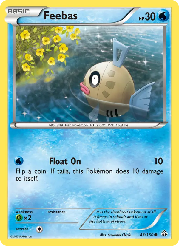 Feebas, Pokémon card