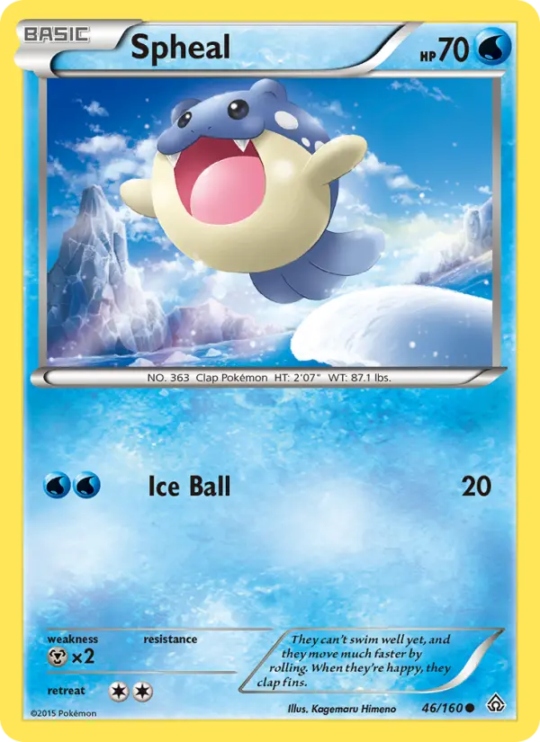Spheal, Pokémon card