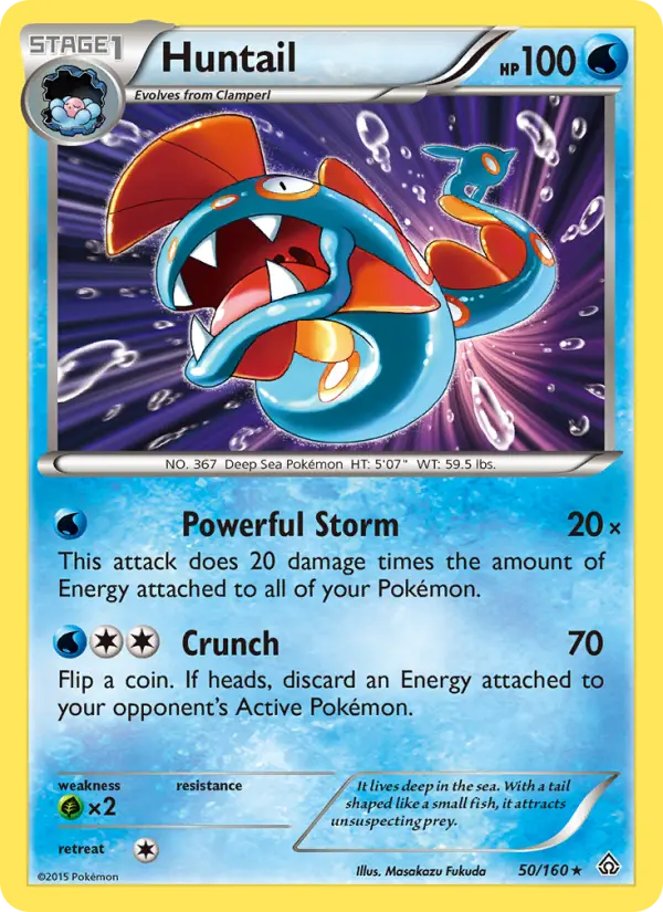 Huntail, Pokémon card