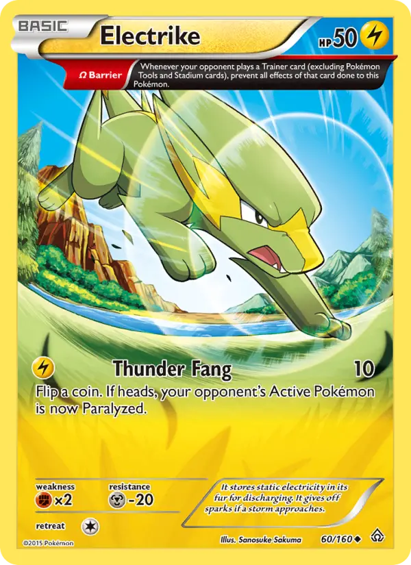 Electrike, Pokémon card