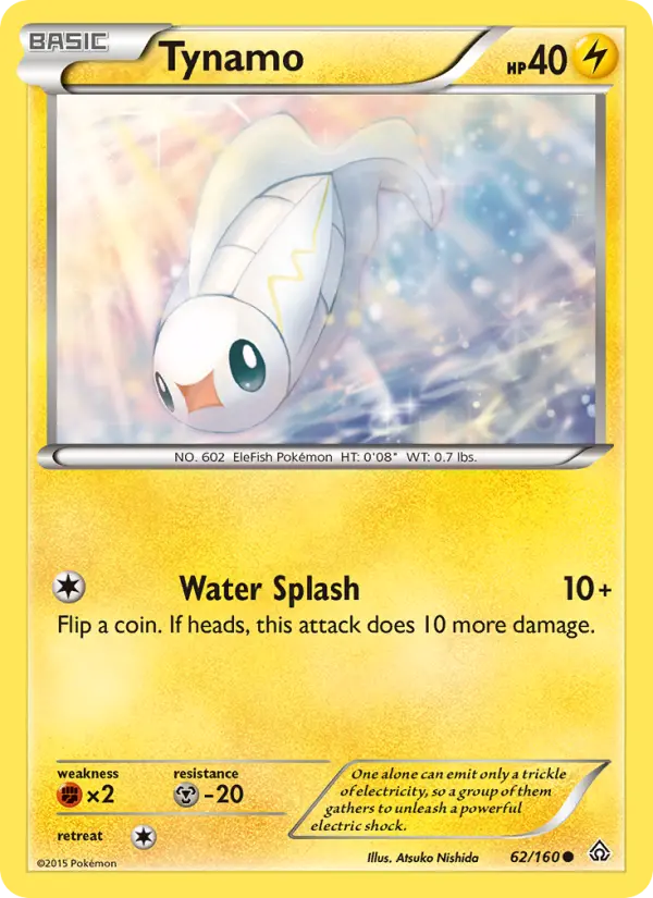 Tynamo, Pokémon card