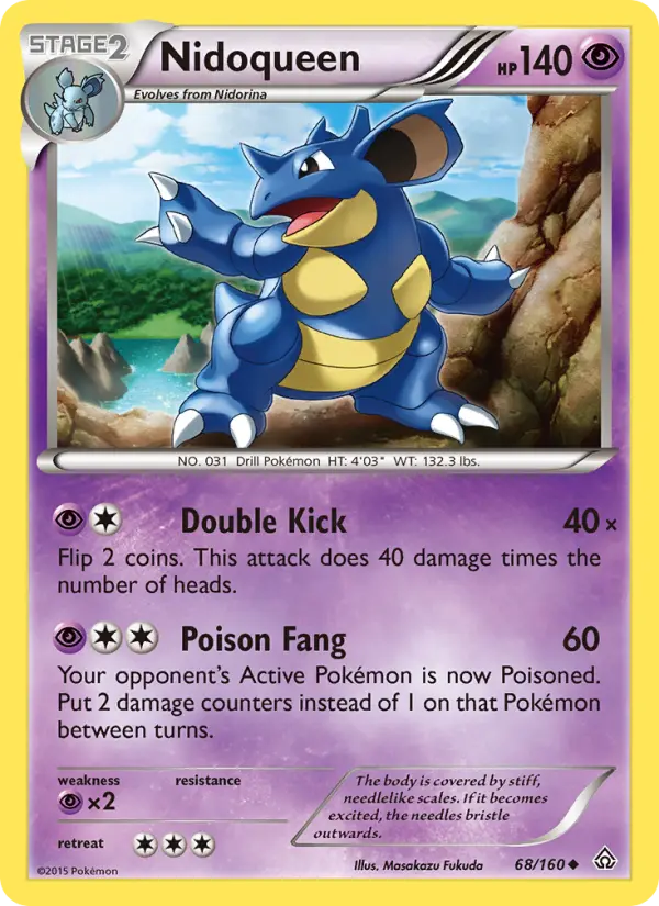 Nidoqueen, Pokémon card