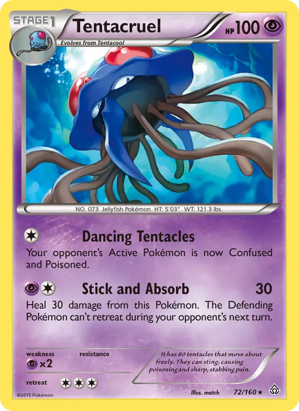 Tentacruel, Pokémon card