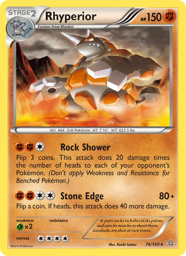 Rhyperior, Pokémon card
