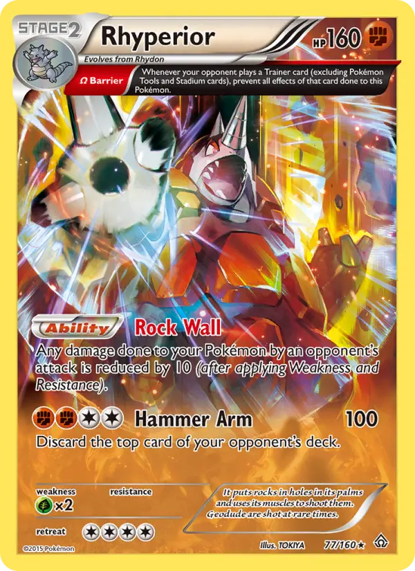 Rhyperior, Pokémon card