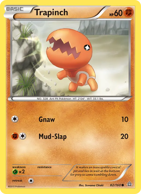 Trapinch, Pokémon card