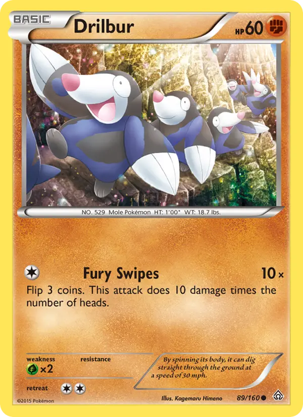 Drilbur, Pokémon card